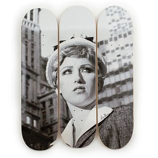 Cindy Sherman Skateboard Triptych