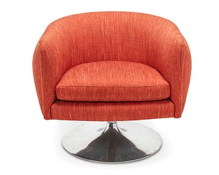 Josheph D'Urso (b. 1943), Swivel Lounge chair for Knoll Studios, 2009, 28" H x 32" W x 24" D