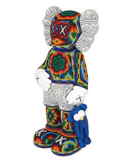Rick Wolfryd (b. 1953), After KAWS "Share," 2022, Vinyl, resin, and beads, 13" H x 6" W x 3.5" D