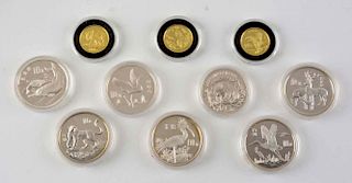 Rare Animals of China Wildlife Collection Coin Proof Set.