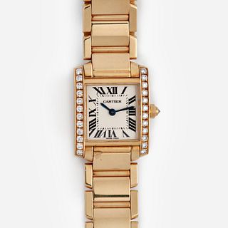 Cartier Tank Francaise&nbsp;18k Diamond Watch #2385