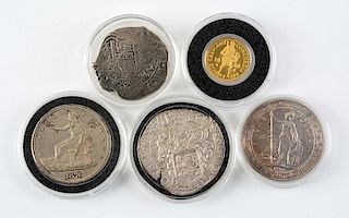 World Trade Coins 5 Piece Proof Set.