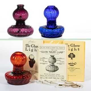 ASSORTED GLOW LIGHT MINIATURE LAMPS AND RELATED ARTICLES, UNCOUNTED LOT