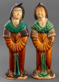 Chinese Tang Dynasty Style Sancai Glazed Figures 2