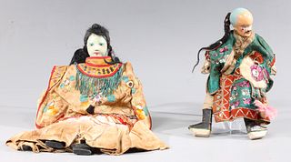 Group of Two Antique Japanese Dolls