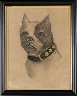 Lamar Dodd, Drawing, "Lamar's Bulldog"