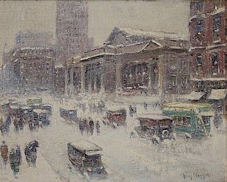 Guy Wiggins 1883 - 1962 | Fifth Avenue and 42nd Street