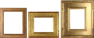 Three Assorted Giltwood Picture Frames