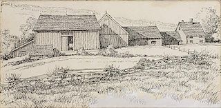 Eric Sloane 1905 - 1985 NA | New England Barns