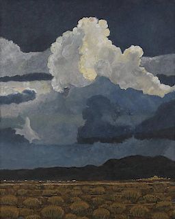 Eric Sloane 1905 - 1985 NA | New Mexico Clouds