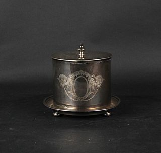 Elkington Silver Plated Biscuit Box