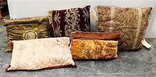 A Group of Nine Pillows