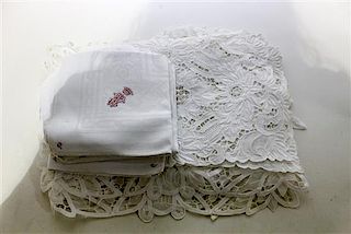 A Large Collection of Antique and Vintage Table Linens
