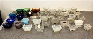 A Collection of American Glass Salts