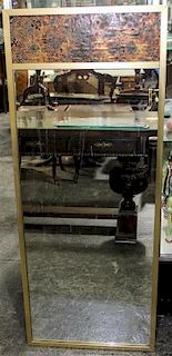 * A Large Rectangular Modern Mirror. Height 52 x width 21 inches.
