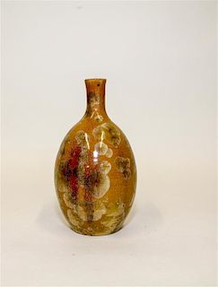 A Brooks Bouwkamp Ceramic Vase Height 7 1/4 inches.