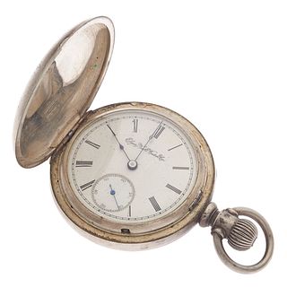 Elgin G.M. Wheeler Coin Silver Hunting Case Pocket Watch