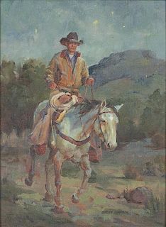 Shawn Cameron b. 1950 | Cowboy on Horseback