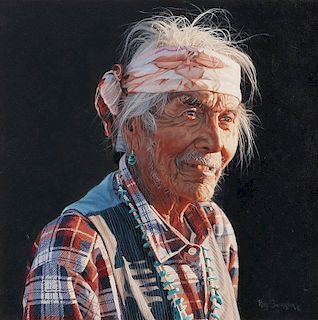 Ray Swanson 1937 - 2004 AOA, AWS, CAA, NAWA, OPA | Cow Springs Navajo