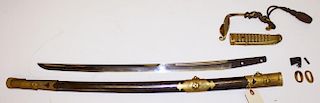 Japanese Kyu Gunto Wakazashi Sword