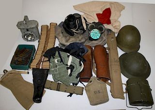 Large Lot Of Us Military Accessories