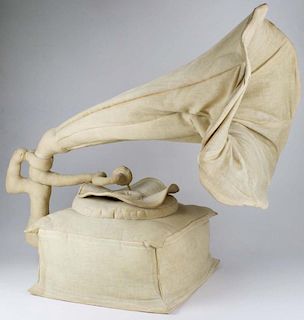 Circa 1971 Soft Sculpture Of A Phonograph In The Manner Of Claes Oldenberg