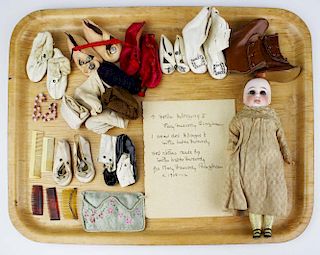 Lot Of Circa 1900 Doll Accessories