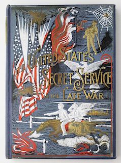 1890 Us Secret Service In The Late War Salesman'S Sample