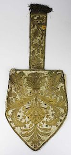 18Th Or 19Th C Bishop'S Mitre Embroidered With Gold