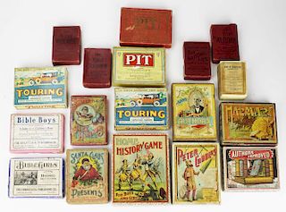 Lot Of 18 Various Late 19Th C And 20Th C Games.