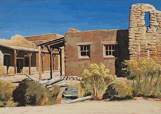 Frank Gavencky 1888 - 1966 | Taos Building