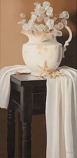Cecile Baird b. 1945 CPSA | White Study with Vase