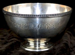 Early Tiffany & Co.  Sterling Silver Footed Open Bowl