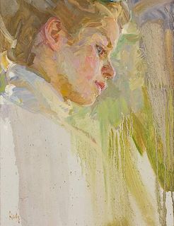 Mark Daily b. 1944 | Portrait of a Woman