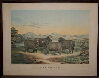 19Th C Vermont Agricultural Lithograph
