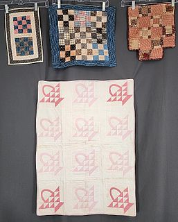 3 Doll Quilts and a Crib Quilt