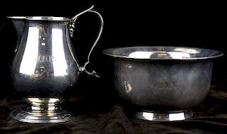 Tiffany & Co. Sterling Silver Creamer And Open Sugar Bowl