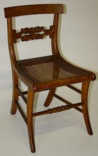 Ny Federal Curly Maple Side Chair