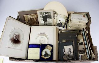 19Th C Bingham Family Photo Album,  Dunwody Letters, Etc