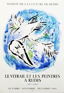 Marc Chagall - Maison de la Culture de Reims - Le Vitrail et les Peintres a Reims