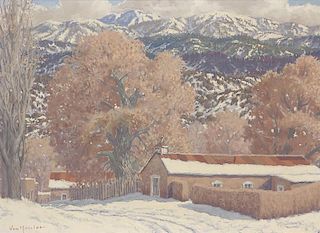 Carl Von Hassler 1887 - 1969 | Early Snow