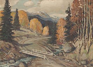 Carl Von Hassler 1887 - 1969 | Autumn Landscape