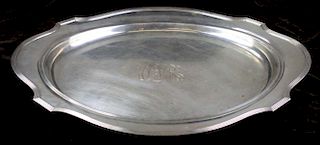 Gorham Sterling Silver Meat Tray With Monogram