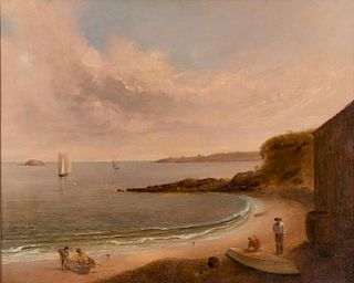 JOHN AMORY CODMAN (American, 1824 - 1886), Nahant Eggrock from Lynn Shore
