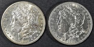 1881-P,S MORGAN DOLLARS AU/BU