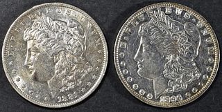 1881 & 1896 MORGAN DOLLARS
