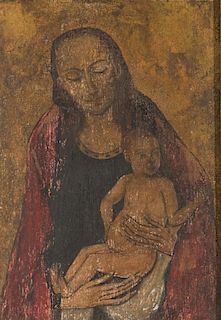OLD MASTER, Madonna and Child