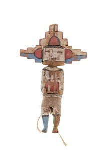 C. 1890- Hopi Cottonwood Palhik Mana Kachina Doll