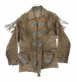 19th Century Metis-Cree Beaded Scout Jacket