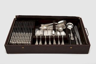 TIFFANY & COMPANY Silver Flatware Service, together with DOMINICK & HAFF Assorted Silver Flatware